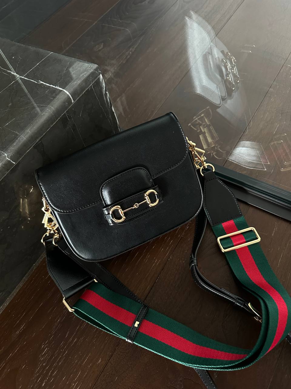 Gucci Horsebit 1955 Mini Bag Black - 4