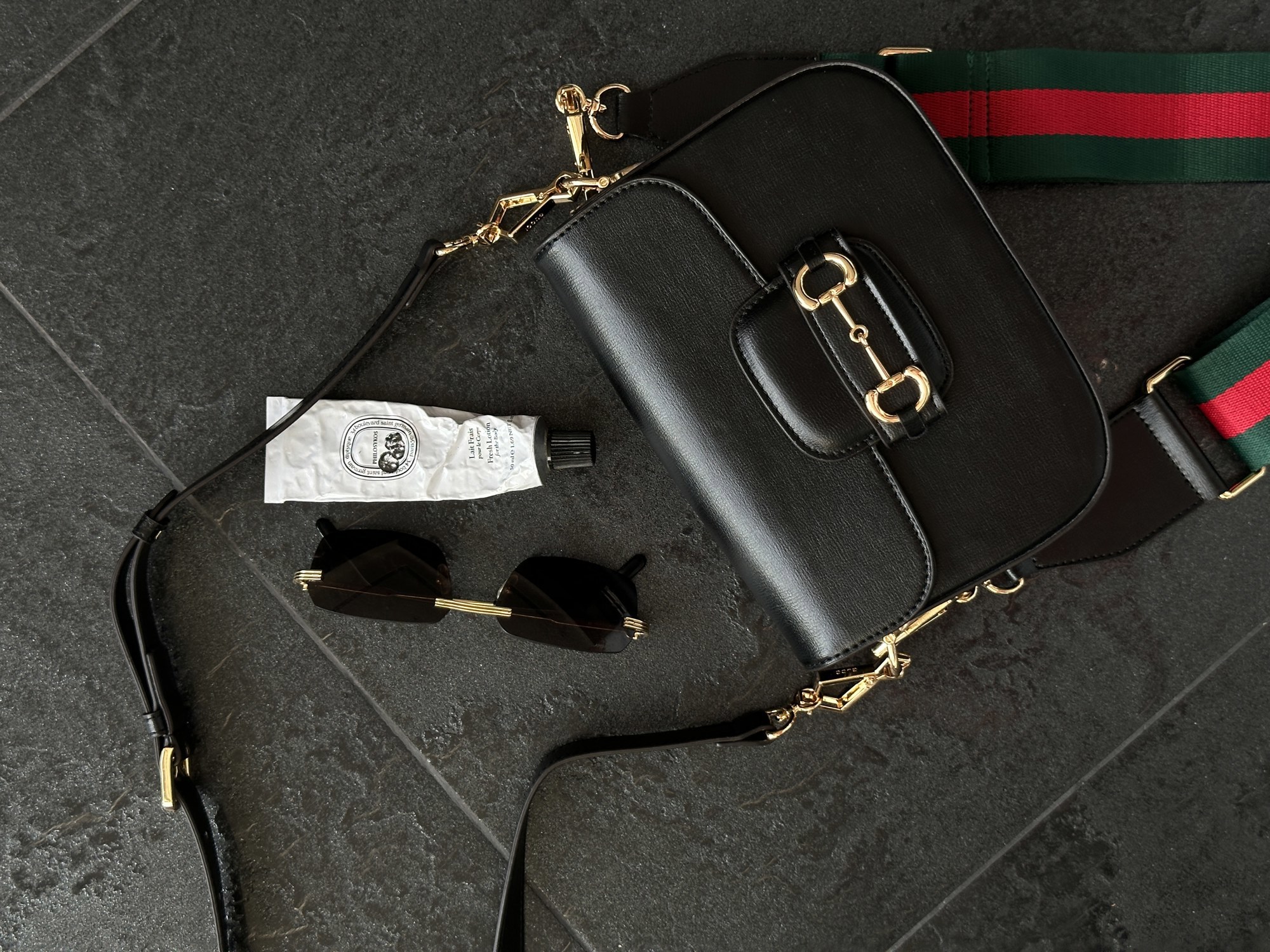 Gucci Horsebit 1955 Mini Bag Black Soft [бренд коробка] - 9