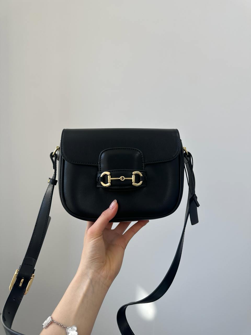 Gucci Horsebit 1955 Mini Bag Black Soft - 4