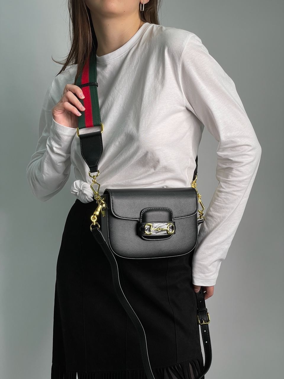 Gucci Horsebit 1955 Mini Bag Black - 4