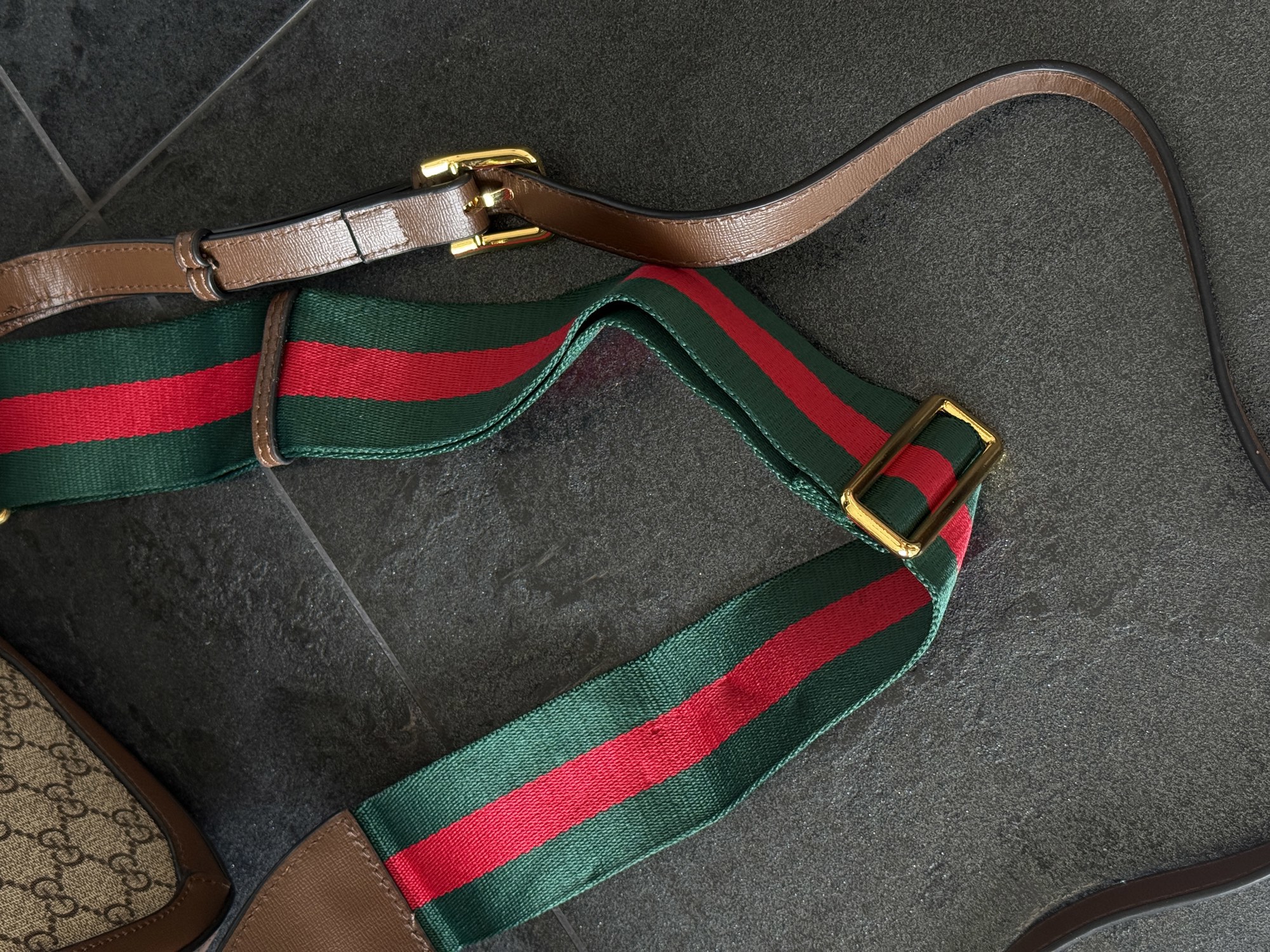 Gucci Horsebit 1955 Mini Bag Brown [бренд коробка] - 7