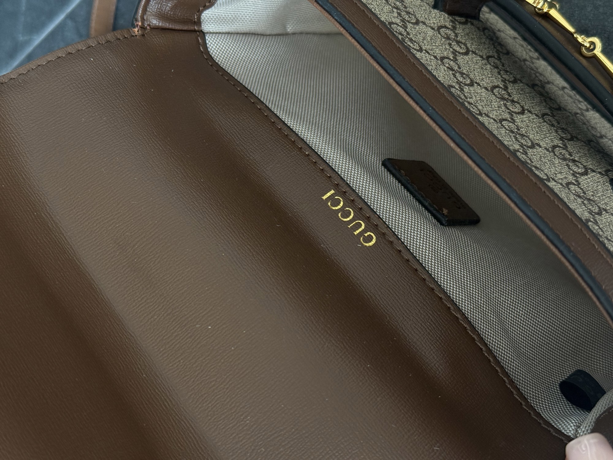 Gucci Horsebit 1955 Mini Bag Brown [бренд коробка]