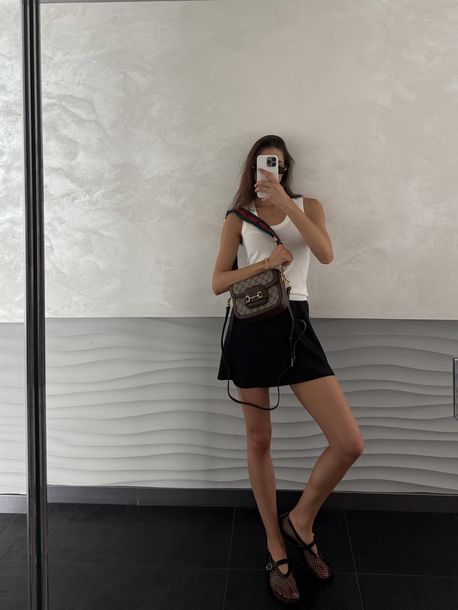 Gucci Horsebit 1955 Mini Bag Brown [бренд коробка] - 11