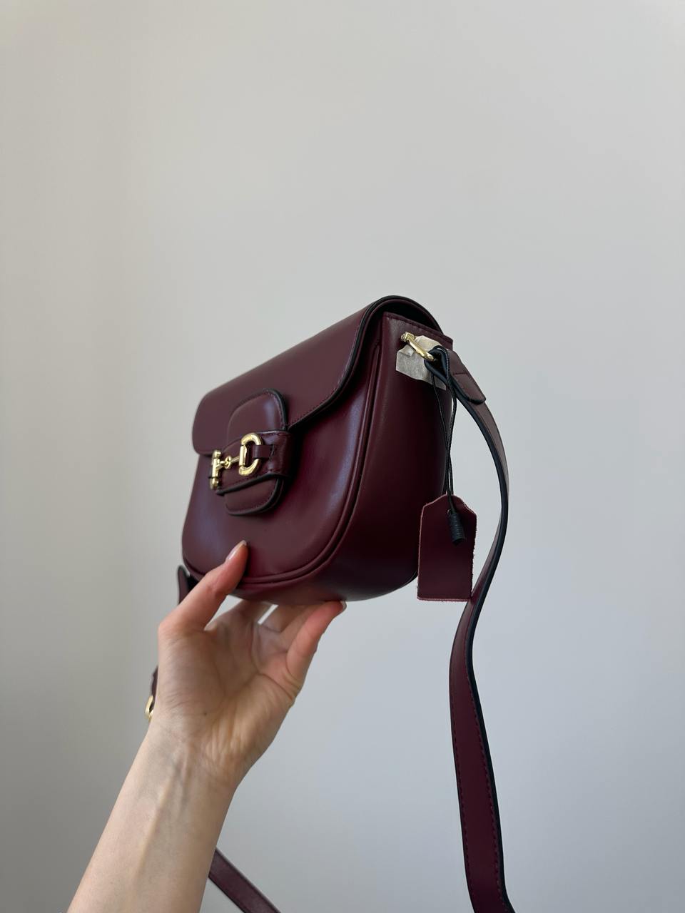 Gucci Horsebit 1955 Mini Bag Burgundy Soft - 7