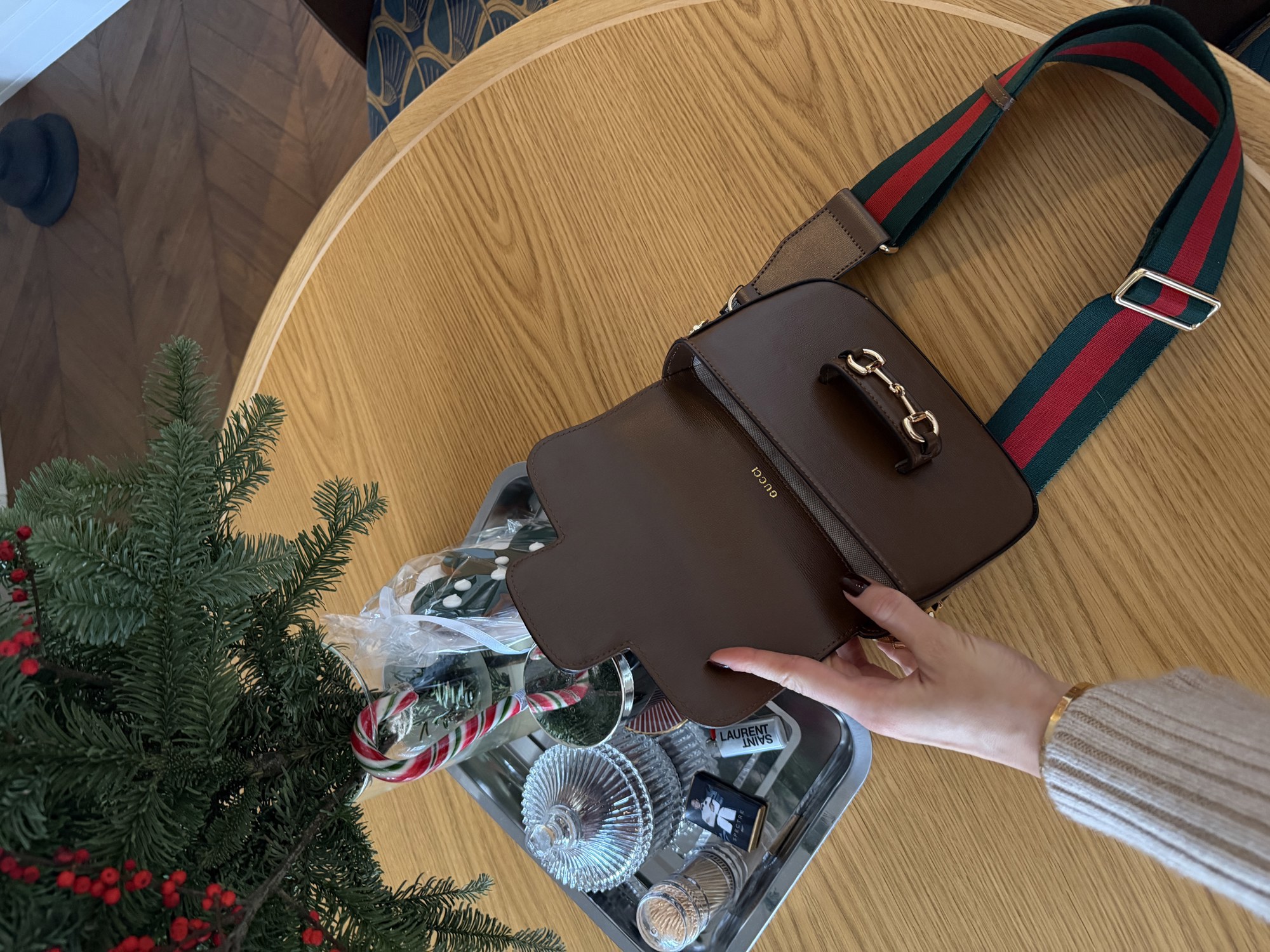 Gucci Horsebit 1955 Mini Bag Total Brown Soft [оригінальна коробк - 7