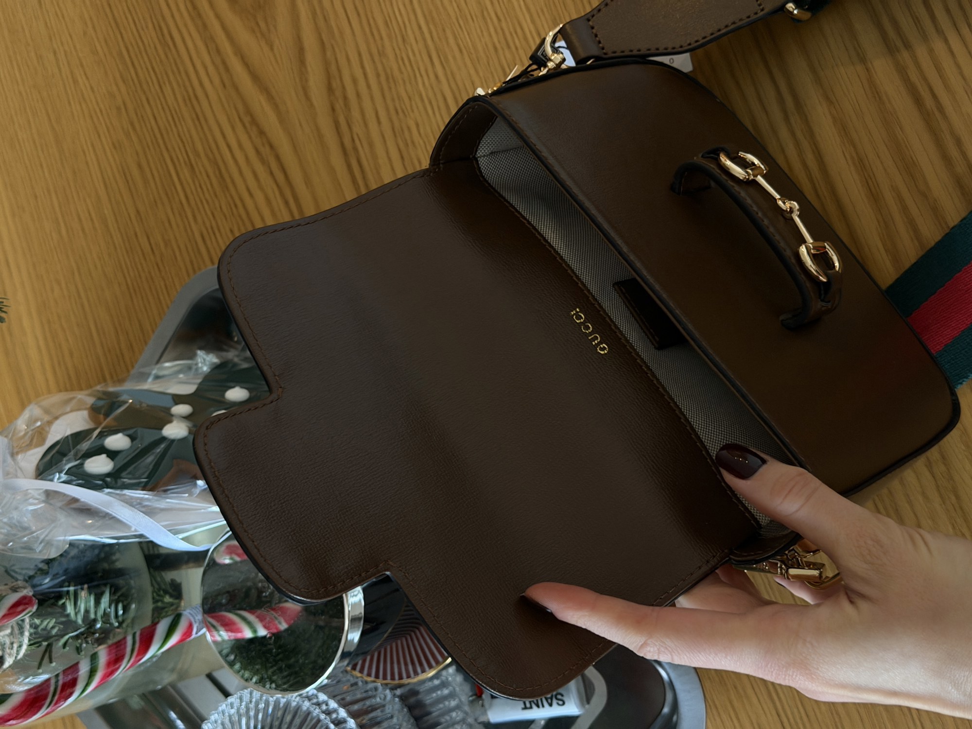 Gucci Horsebit 1955 Mini Bag Total Brown Soft [оригінальна коробк - 6
