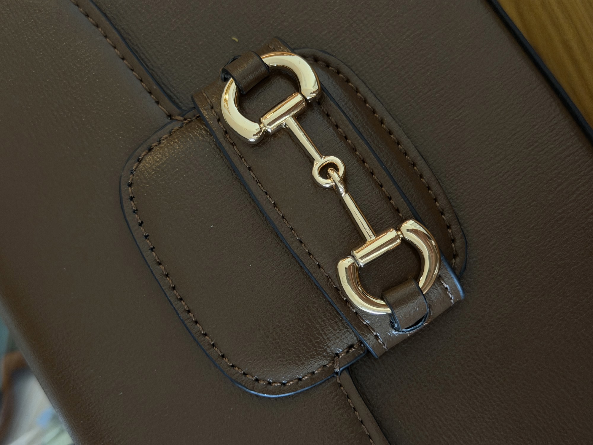 Gucci Horsebit 1955 Mini Bag Total Brown Soft [оригінальна коробк - 8