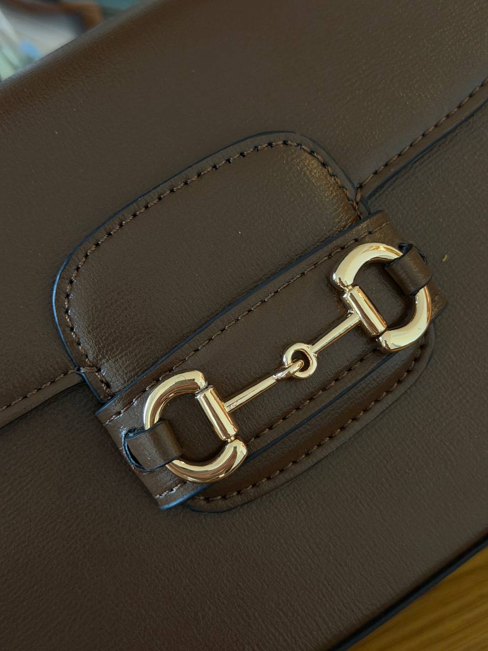 Gucci Horsebit 1955 Mini Bag Total Brown Soft - 4