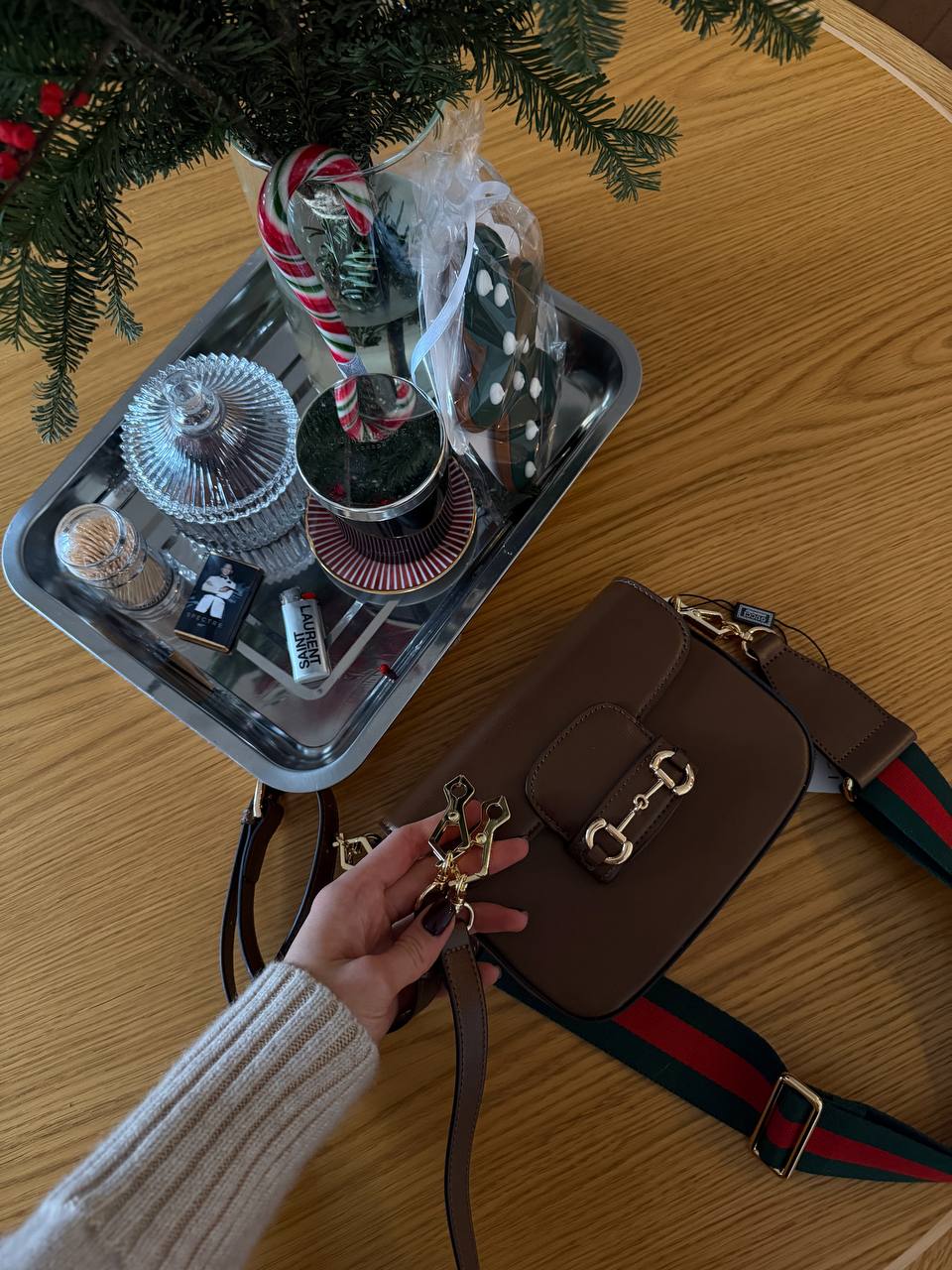 Gucci Horsebit 1955 Mini Bag Total Brown Soft - 5