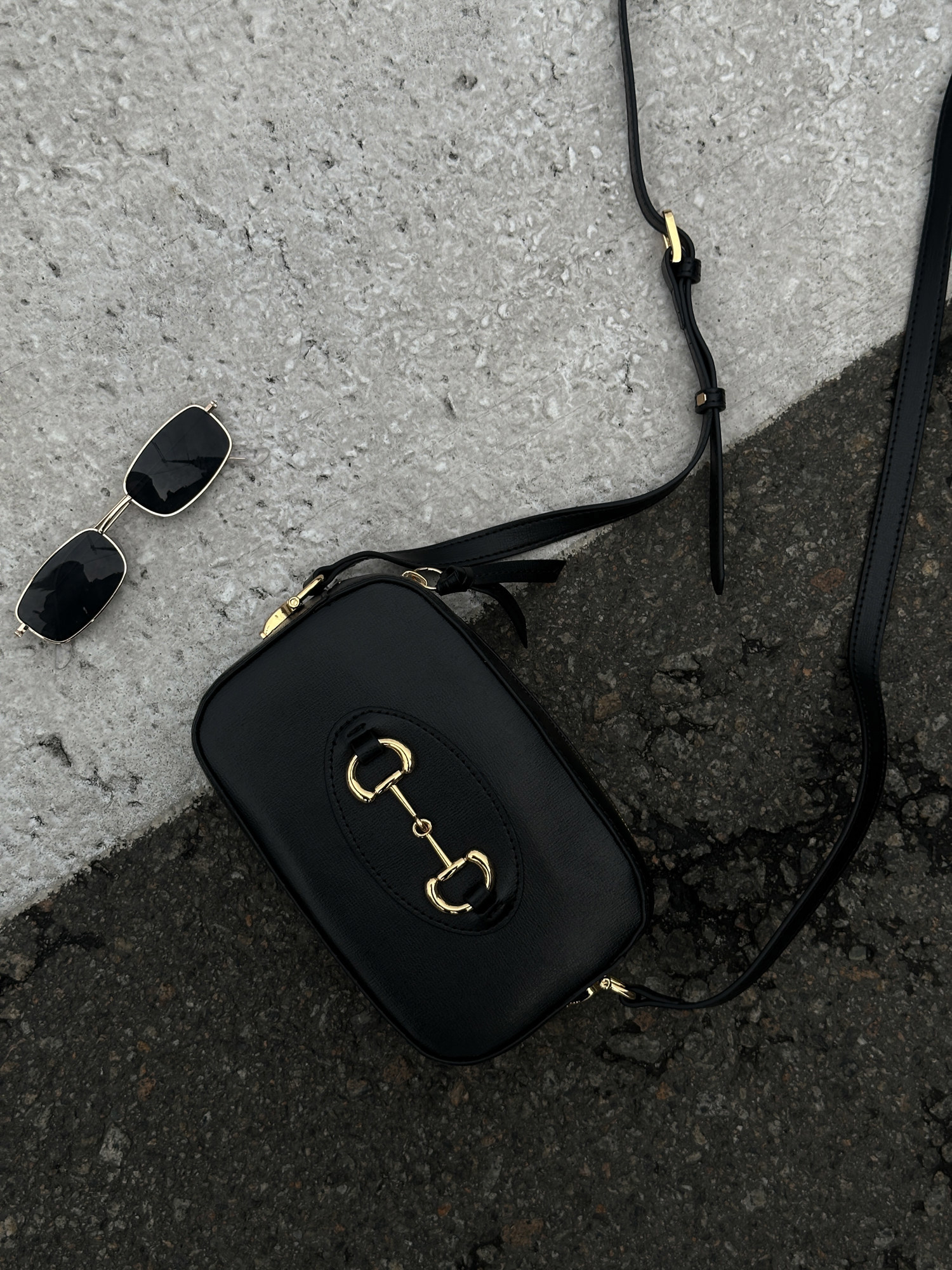 Gucci Horsebit 1955 Small Shoulder Bag Black [оригінальна короб - 13