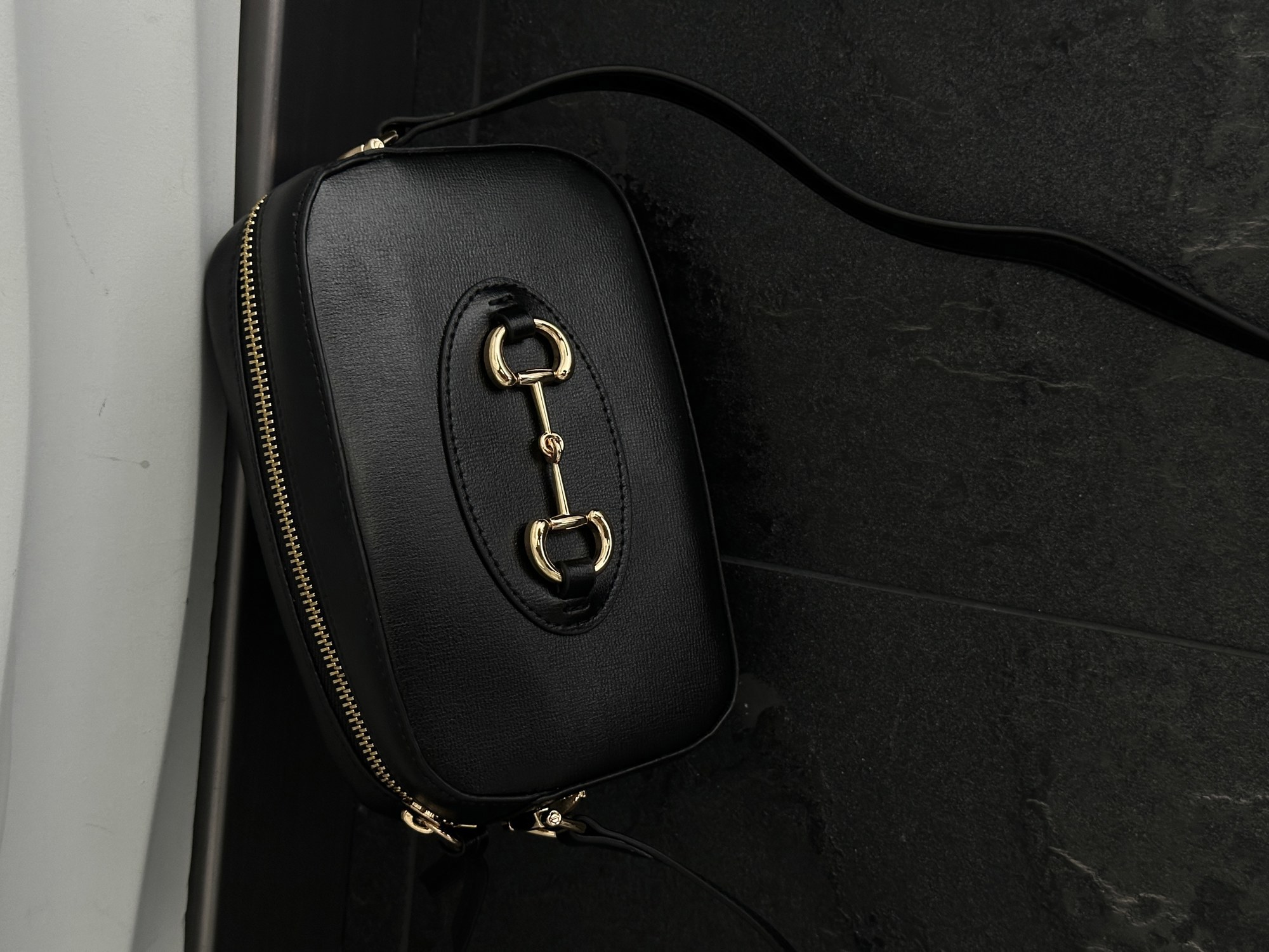 Gucci Horsebit 1955 Small Shoulder Bag Black [оригінальна короб - 8