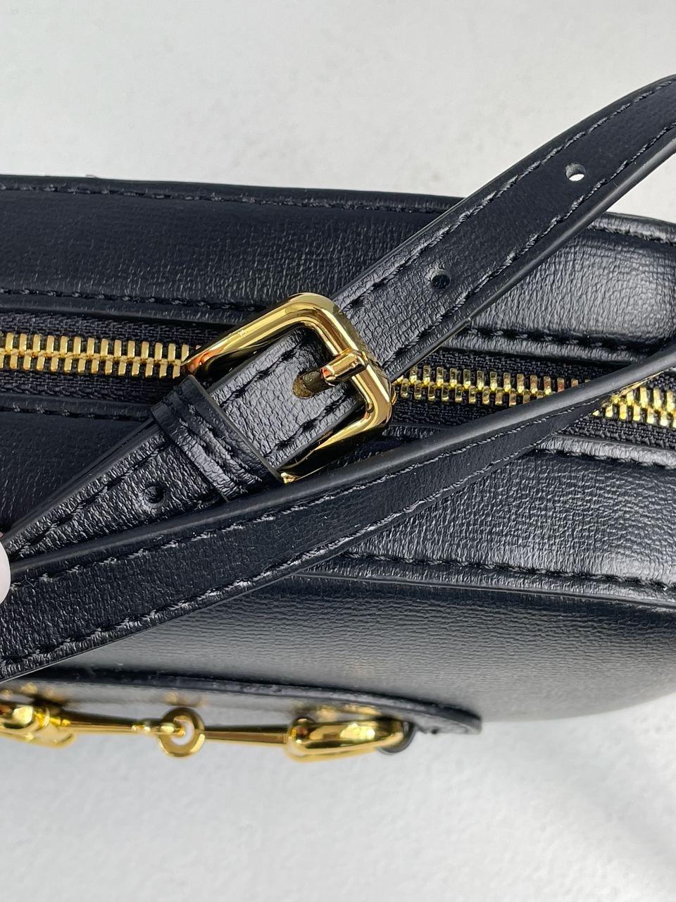 Gucci Horsebit 1955 Small Shoulder Bag Black - 21