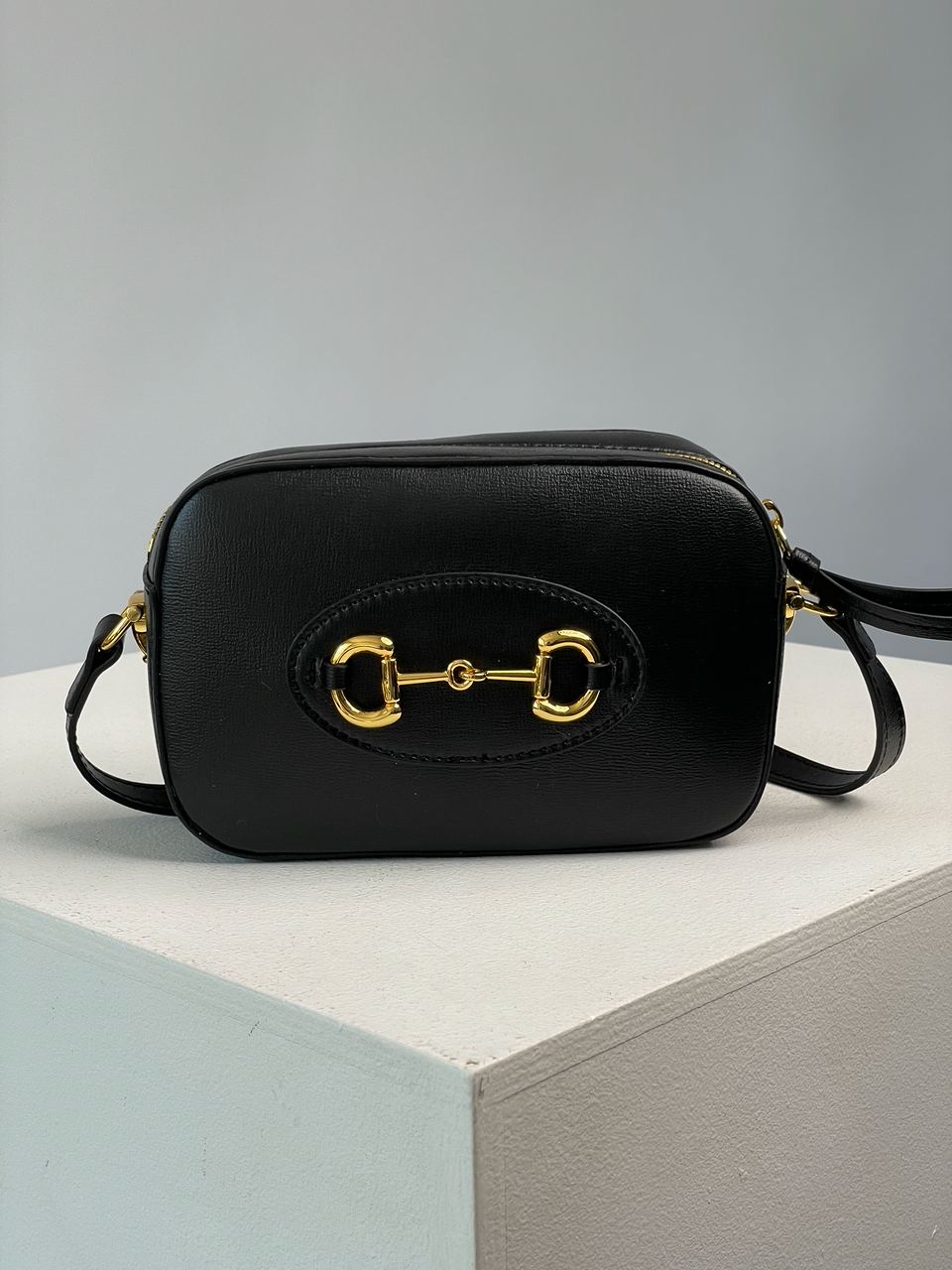 Gucci Horsebit 1955 Small Shoulder Bag Black - 3