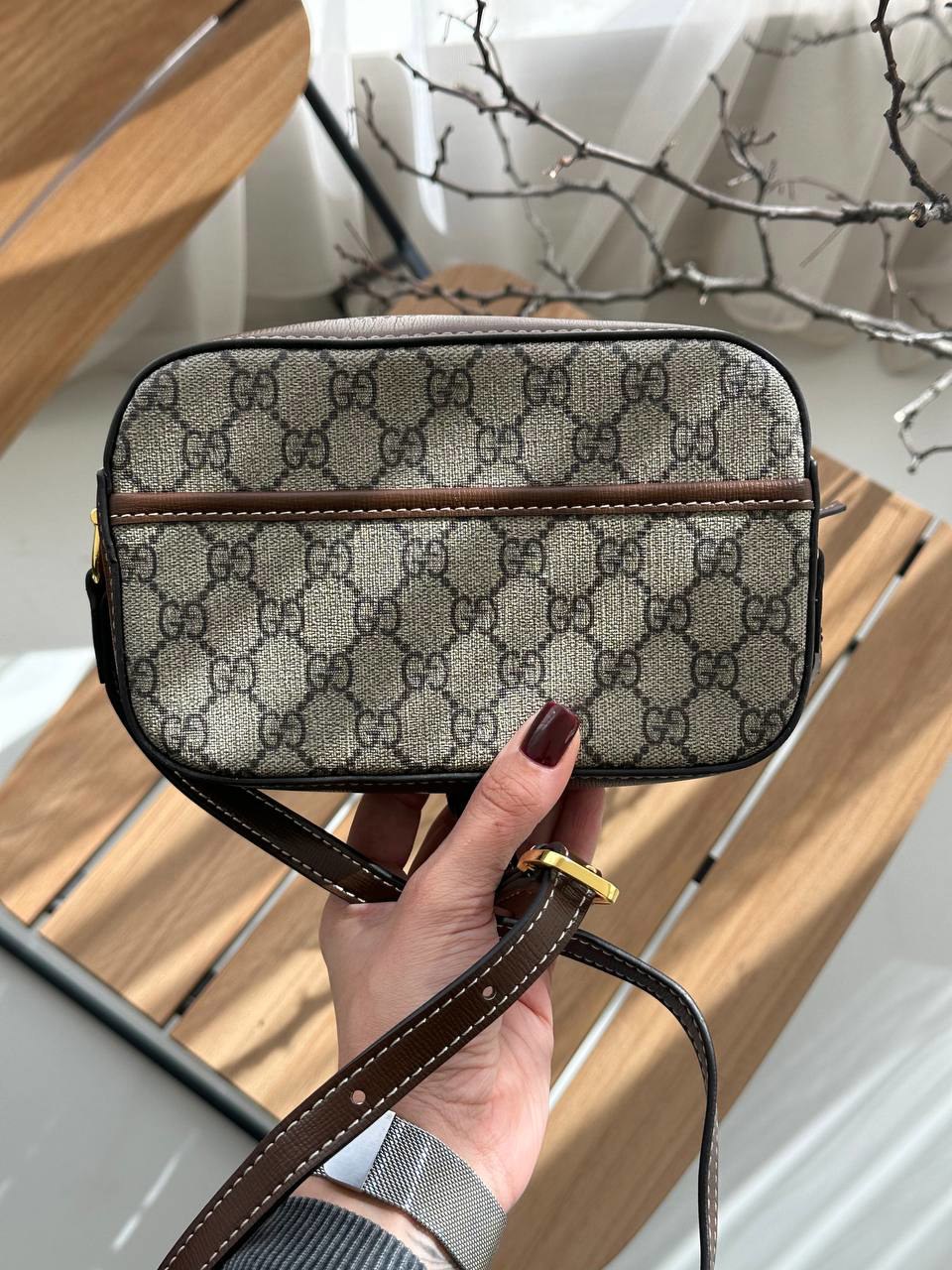 Gucci Horsebit 1955 Small Shoulder Bag Brown - 9