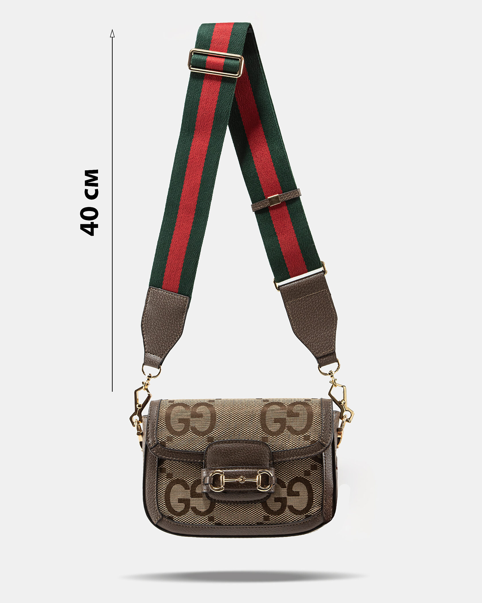 Gucci Horsebit 1955 Textile Mini Bag - 5