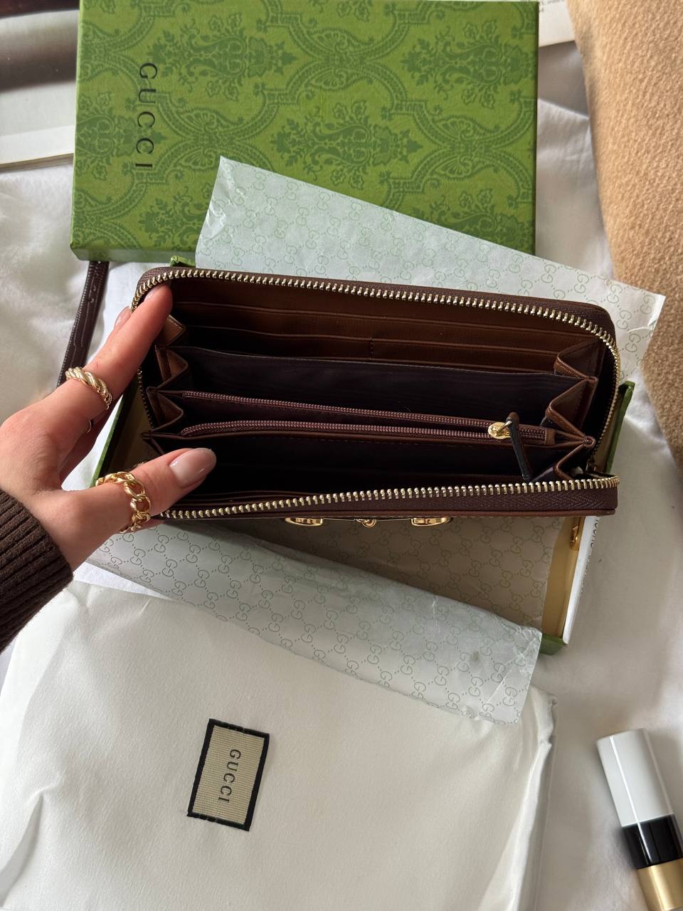 Gucci Horsebit 1955 Zip Around Wallet - 9