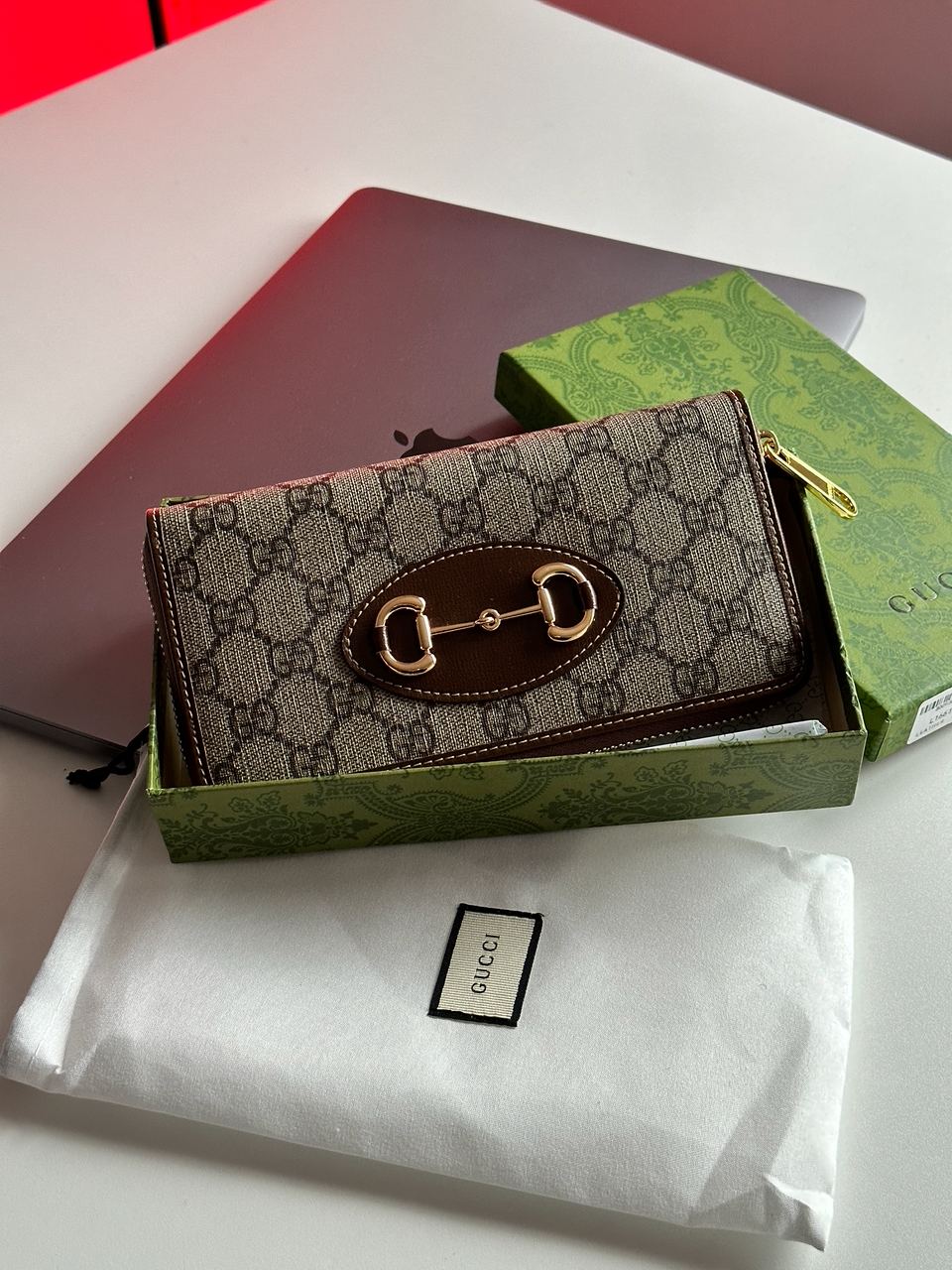 Gucci Horsebit 1955 Zip Around Wallet - 2