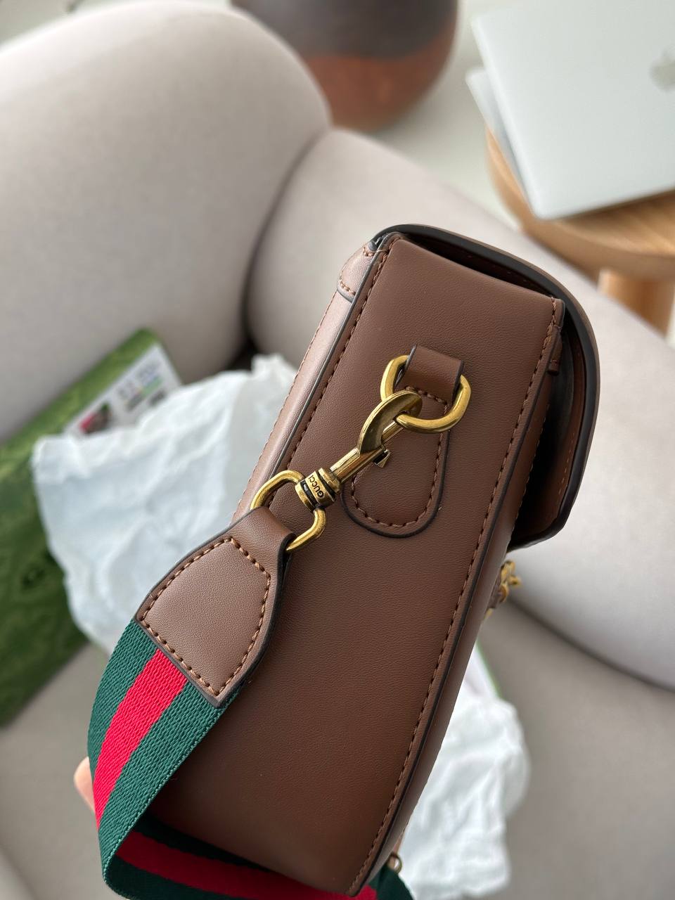 Gucci Lady Web GG Canvas Shoulder Bag - 5