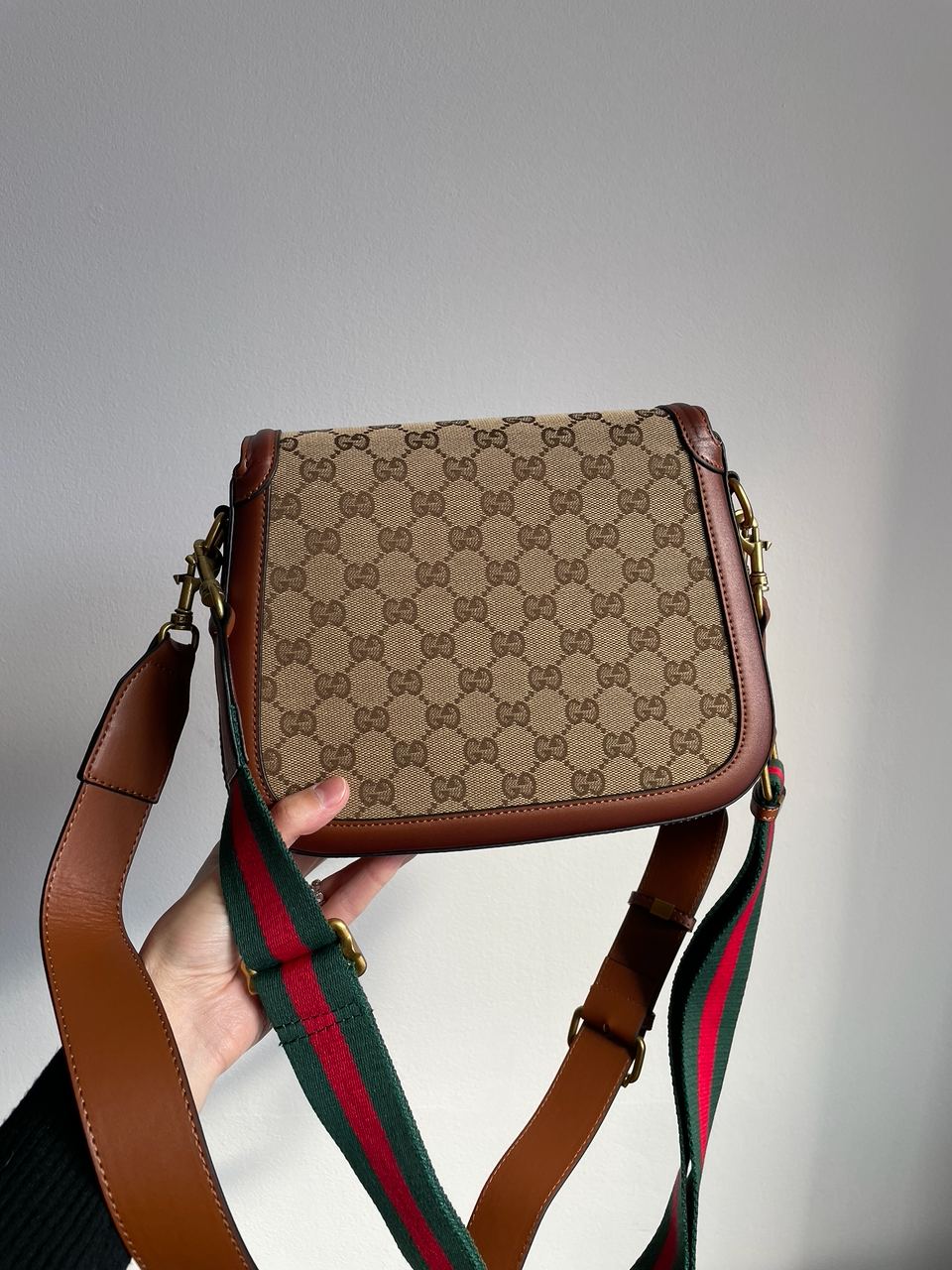 Gucci Lady Web GG Canvas Shoulder Bag - 15