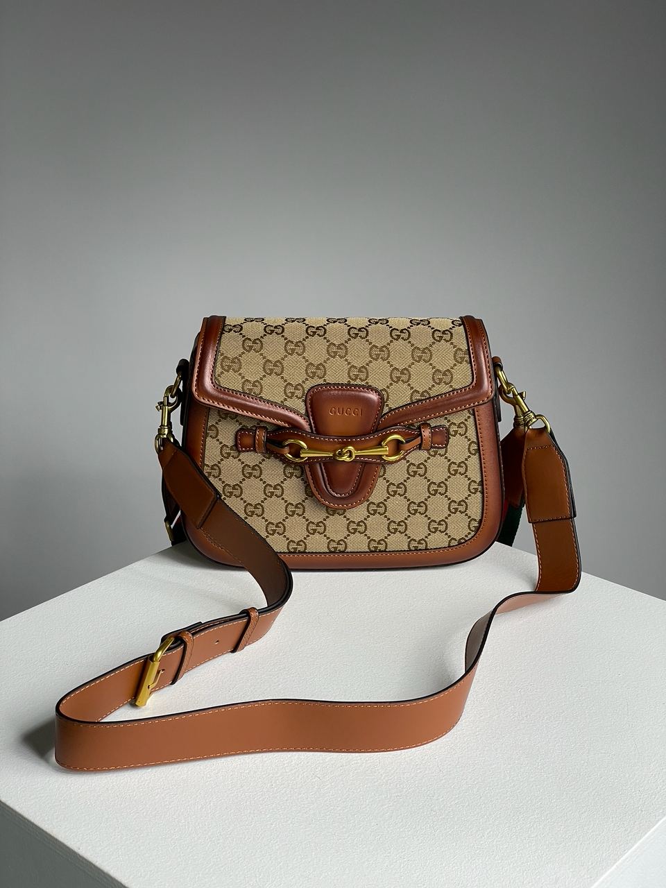 Gucci Lady Web GG Canvas Shoulder Bag - 3