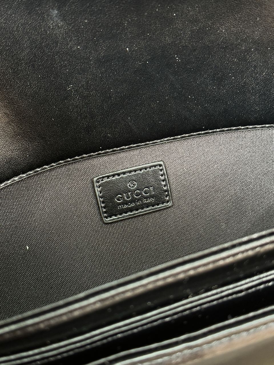 Gucci Marmont Medium Shoulder Bag Total Black - 28