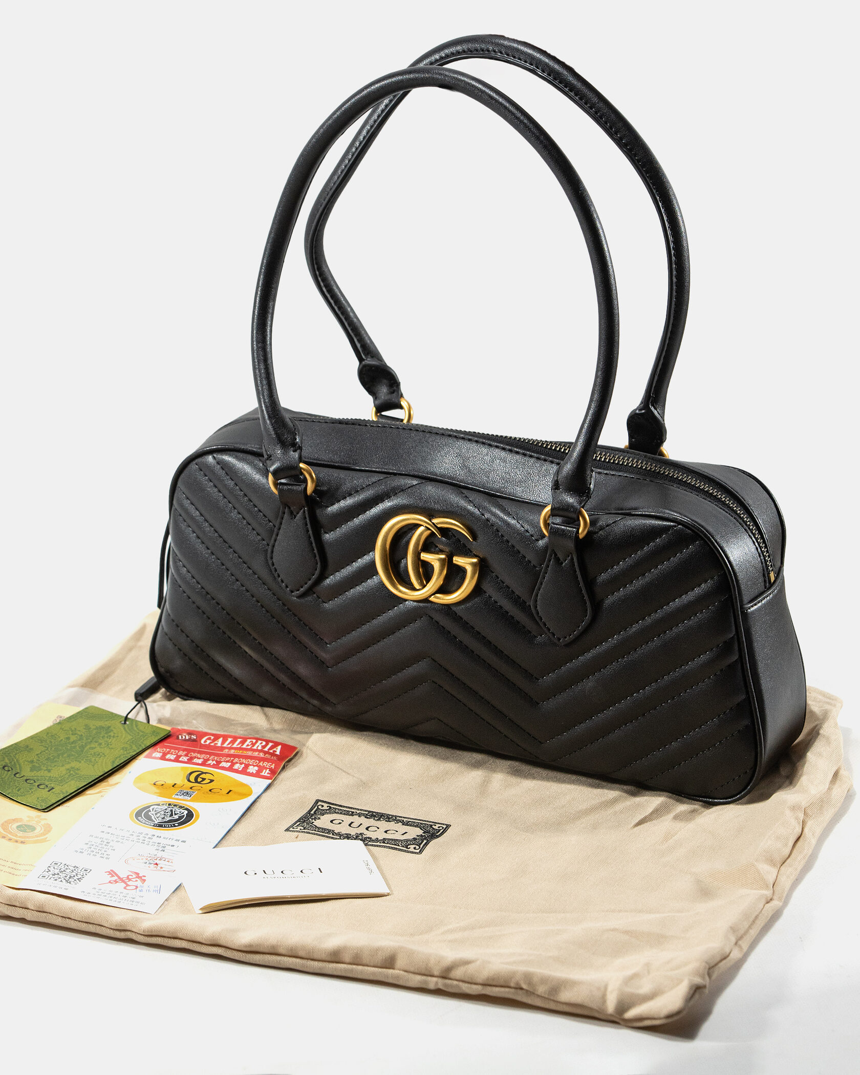 Gucci Marmont medium top handle bag - 2