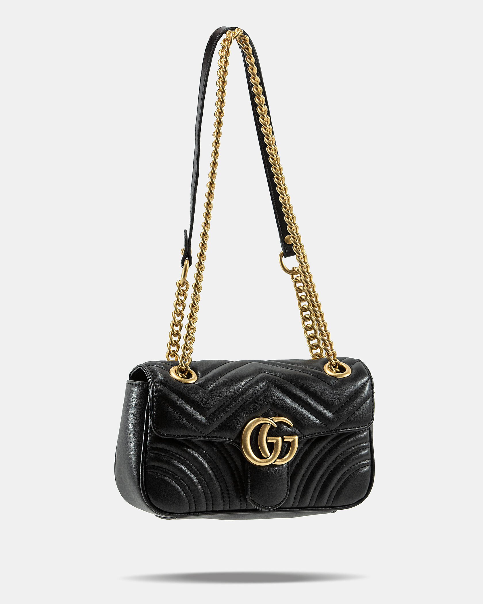 Gucci Marmont Mini Shoulder Bag Black - 4