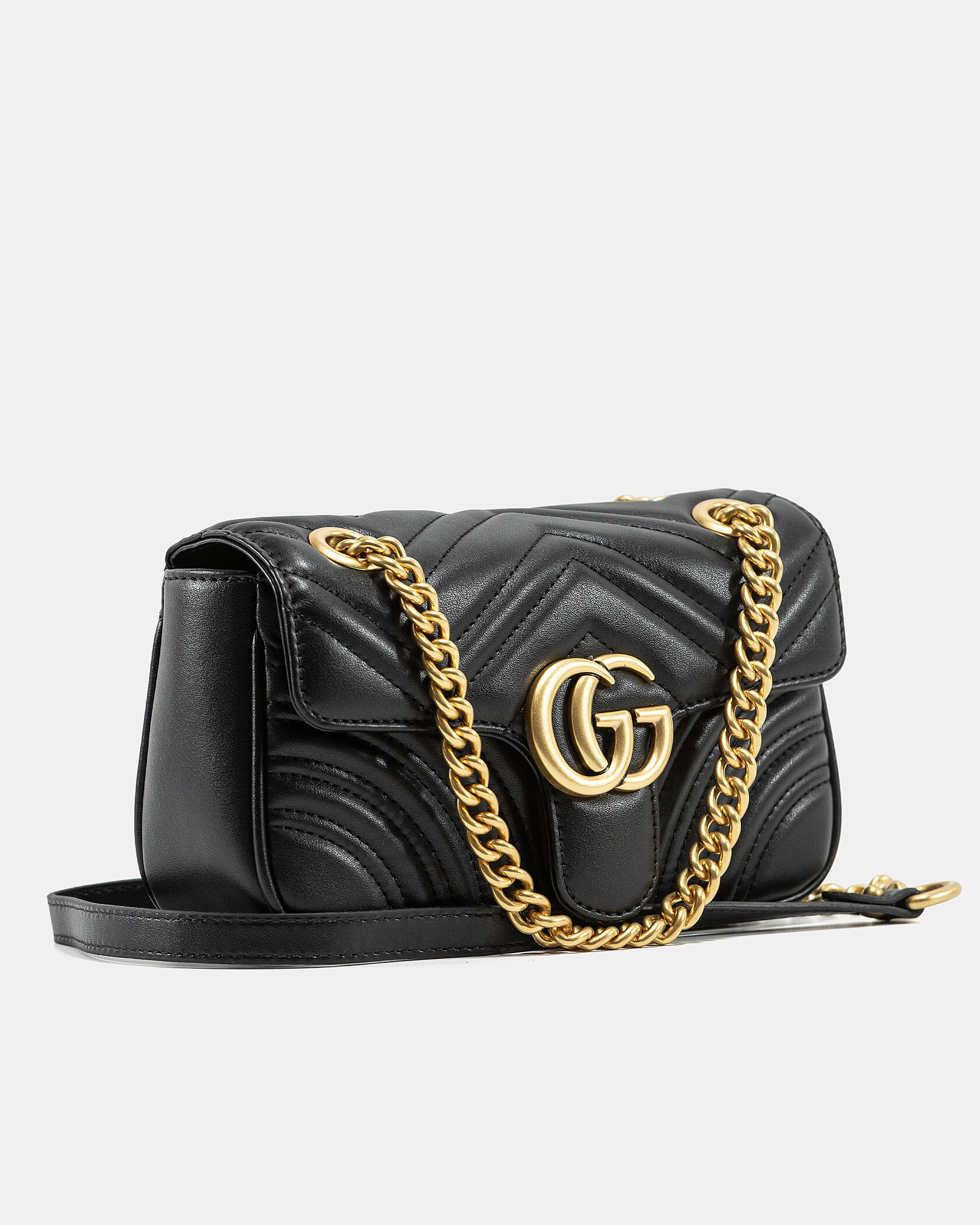Gucci Marmont Mini Shoulder Bag Black - 7