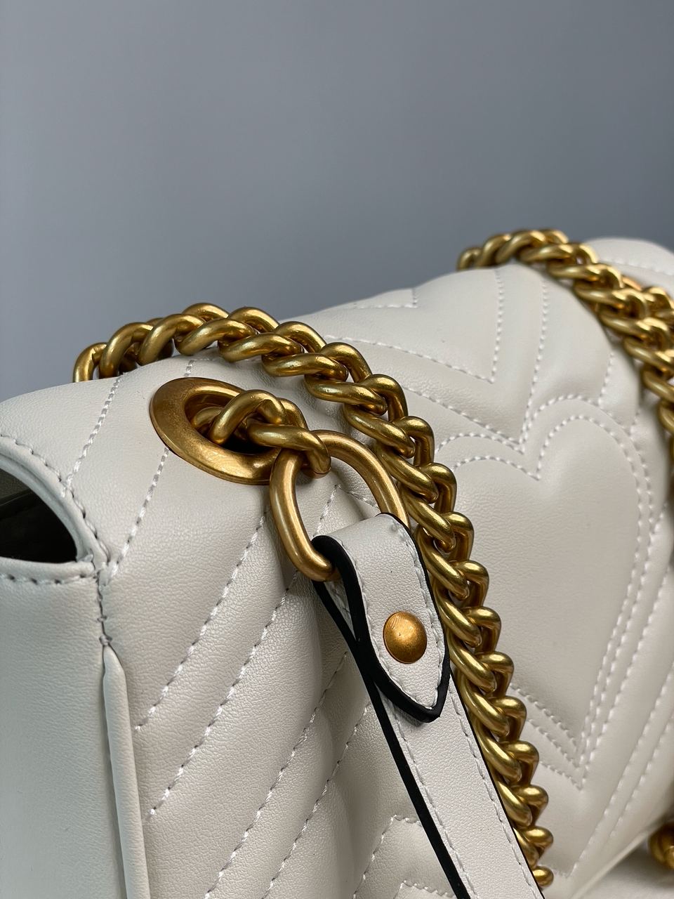 Gucci Marmont Mini Shoulder Bag, Gold Hardware - 17