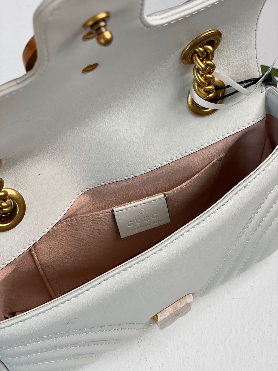 Gucci Marmont Mini Shoulder Bag, Gold Hardware - 21