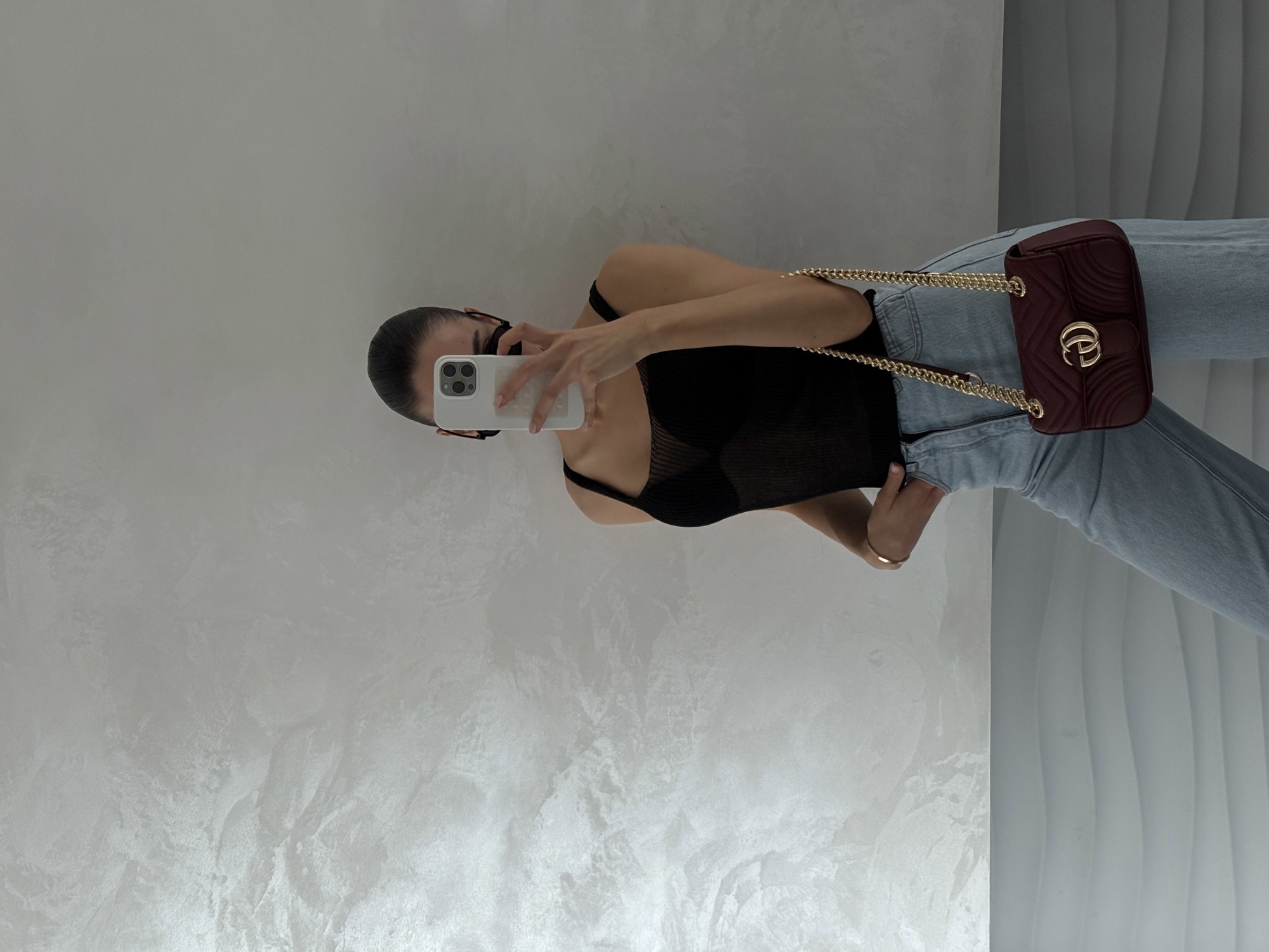 Gucci Marmont Mini Shoulder Bag Red/Gold [оригінальна коробка] - 4