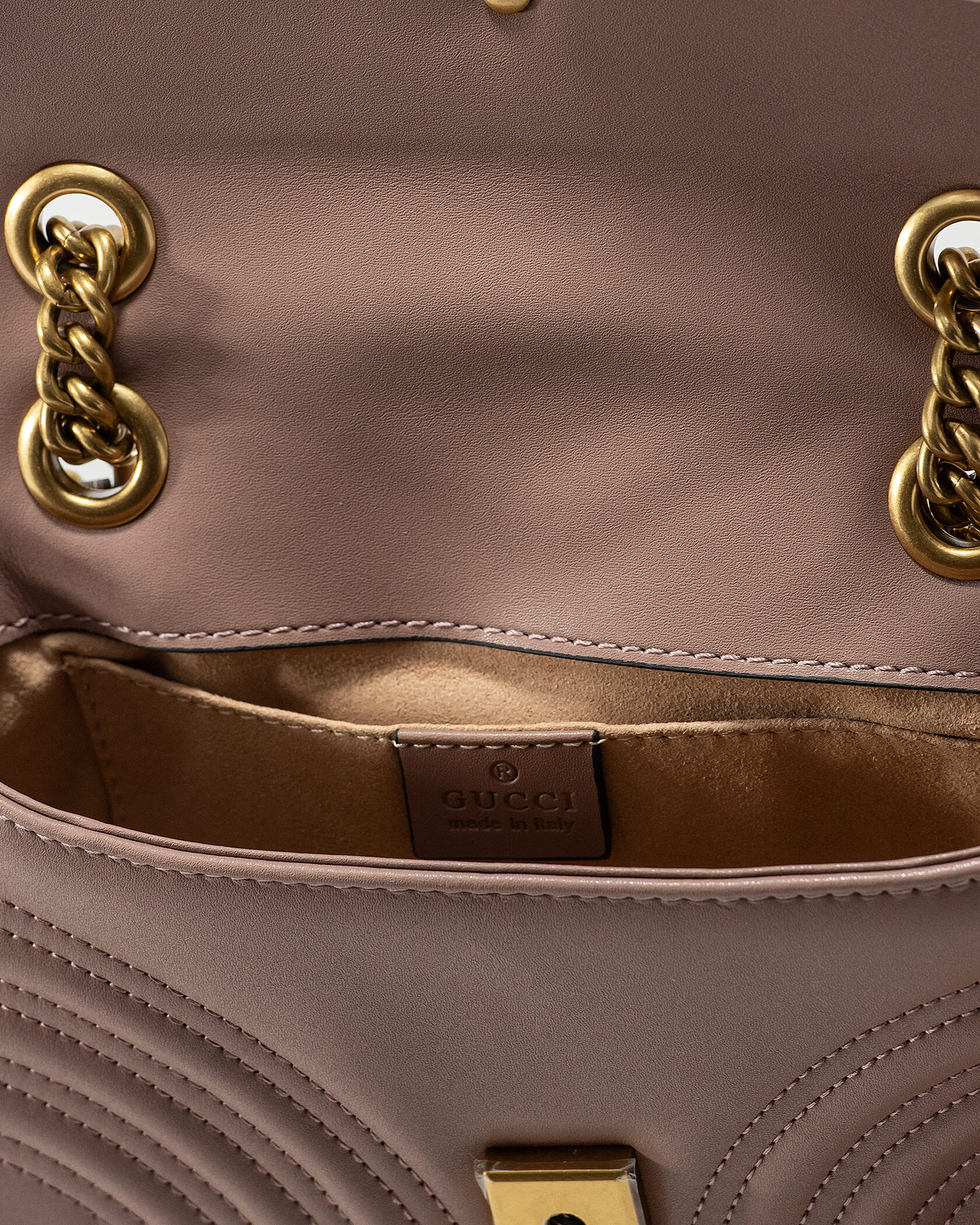 Gucci Marmont Shoulder Bag Powder Pink - 11