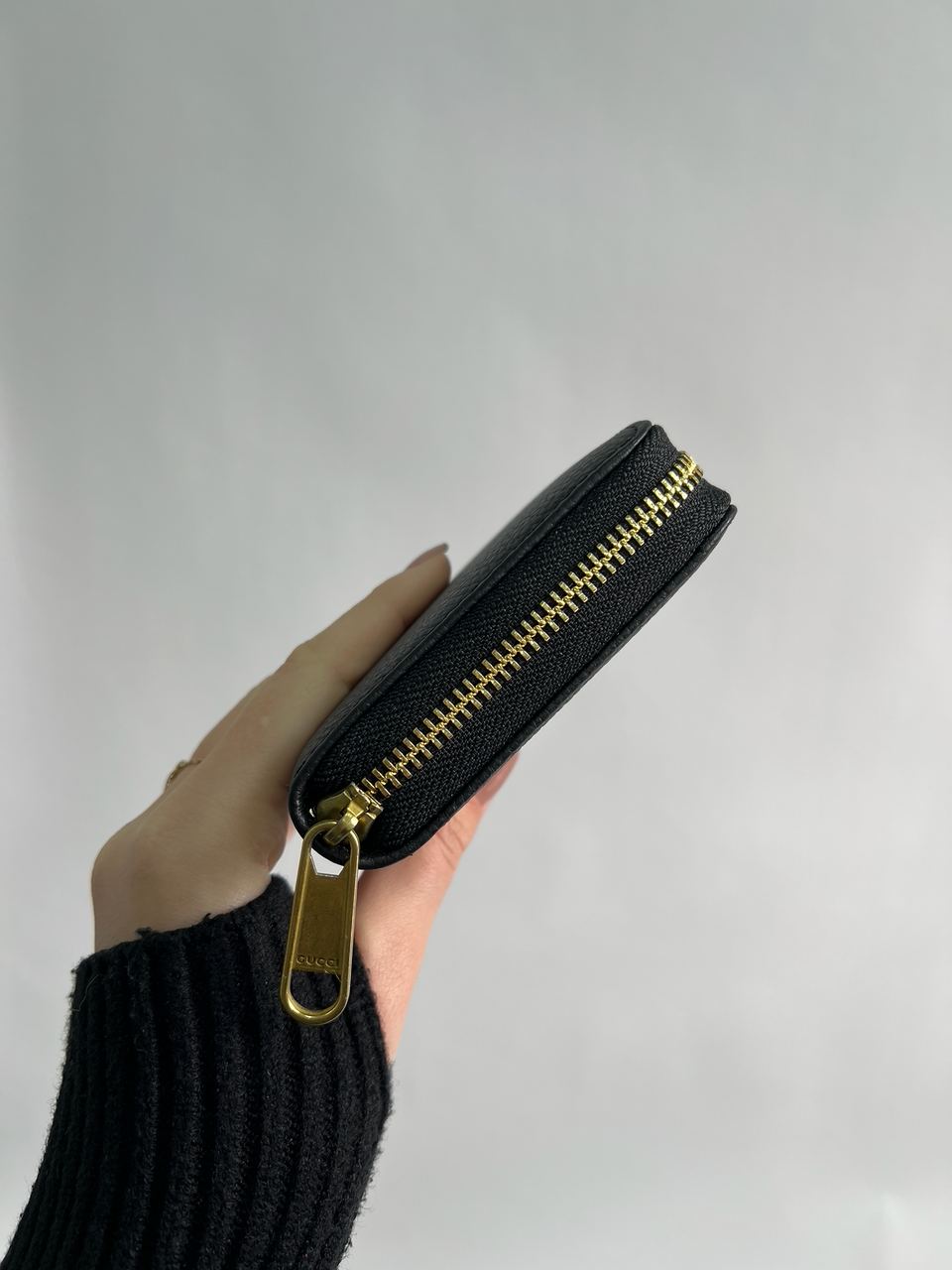 Gucci Marmont Zipper Wallet Black/Gold - 11