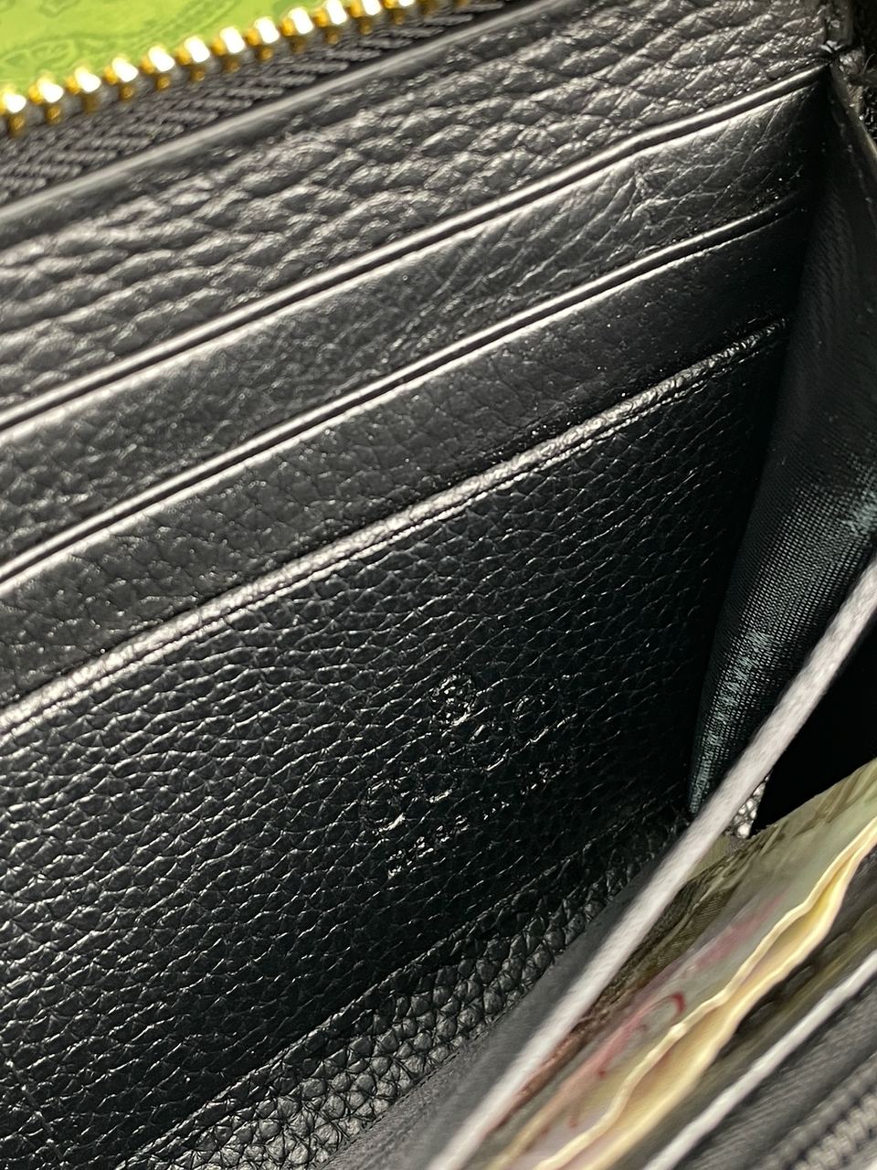 Gucci Marmont Zipper Wallet Black/Gold - 15