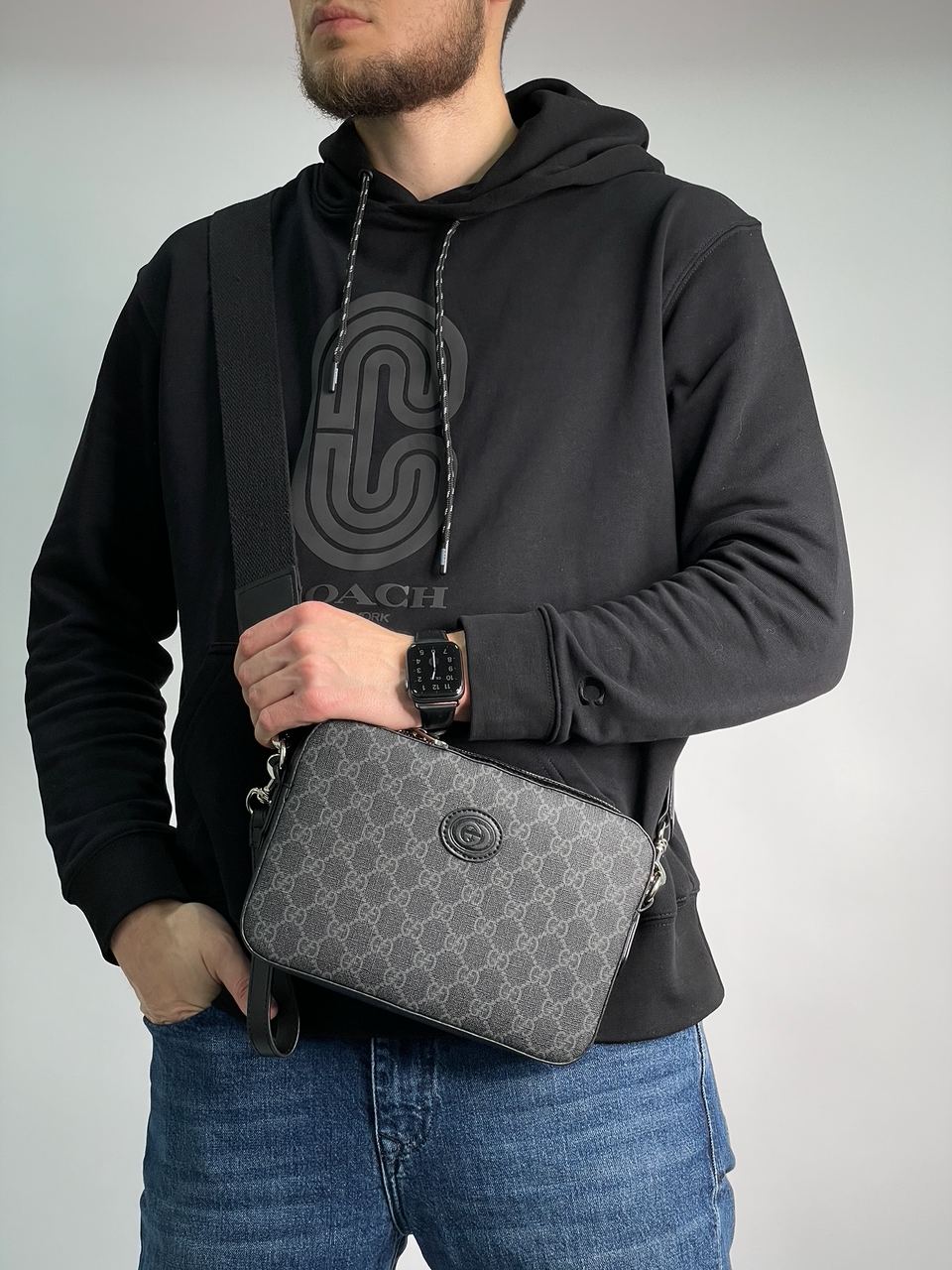 Gucci Ophidia GG Crossbody Bag Blue - 3