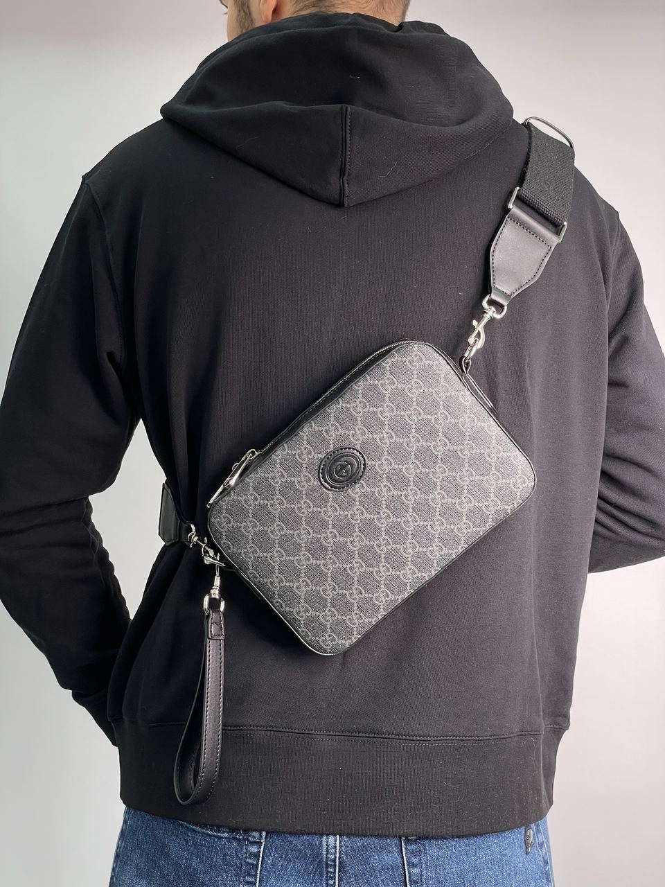 Gucci Ophidia GG Crossbody Bag Blue - 4