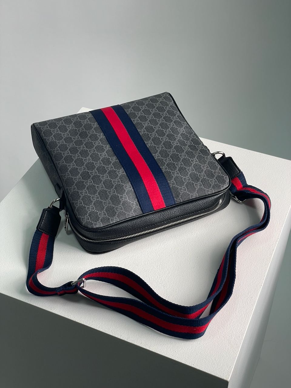 Gucci Ophidia GG Large Messenger Bag Blue - 11