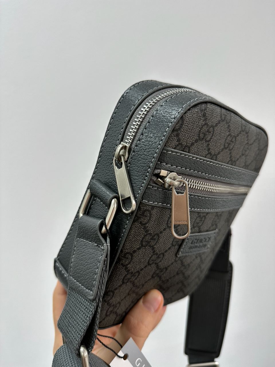 Gucci Ophidia GG Small Messenger Bag Grey - 9