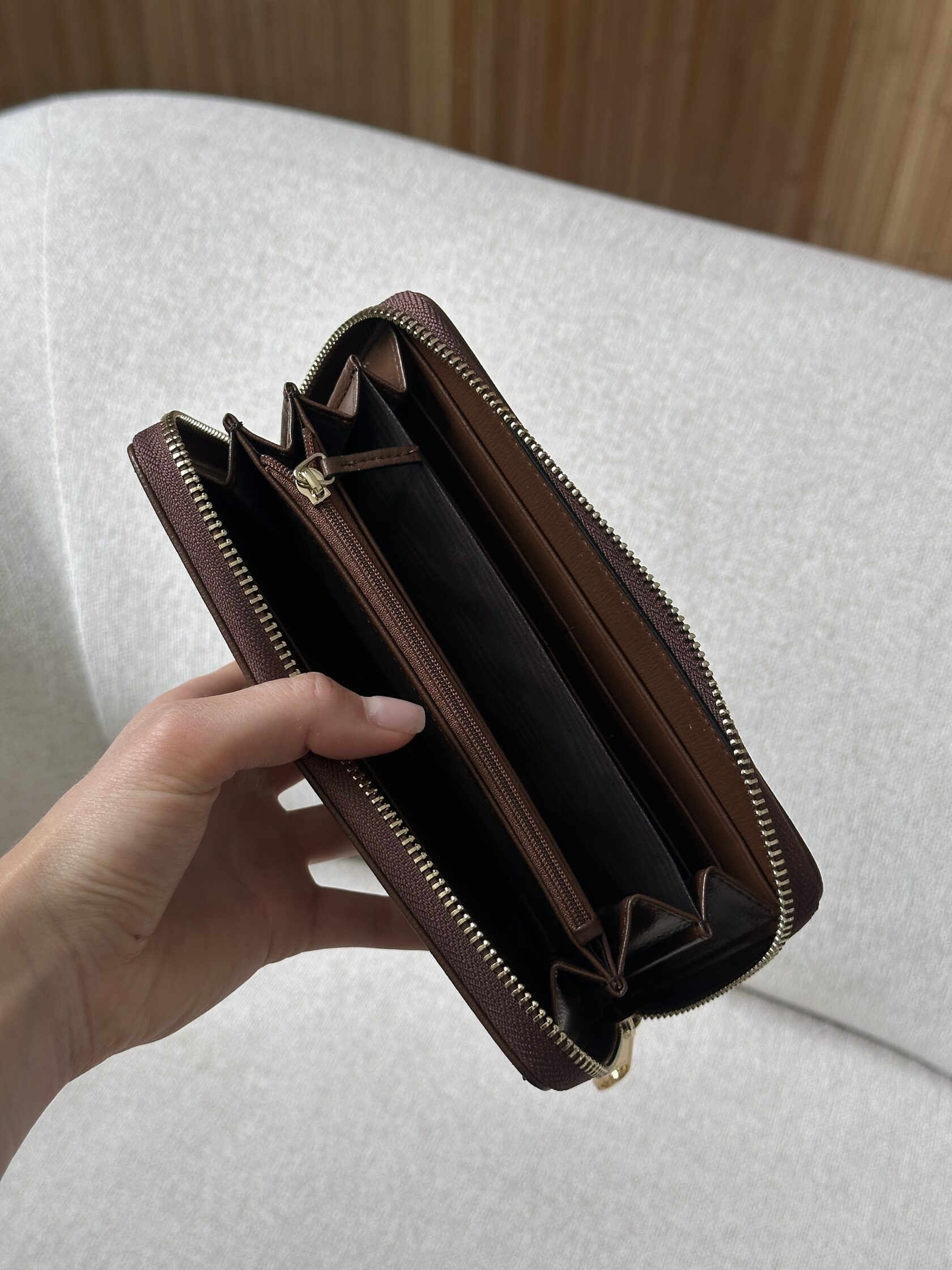 Gucci Ophidia GG Zip Around Wallet Brown - 15