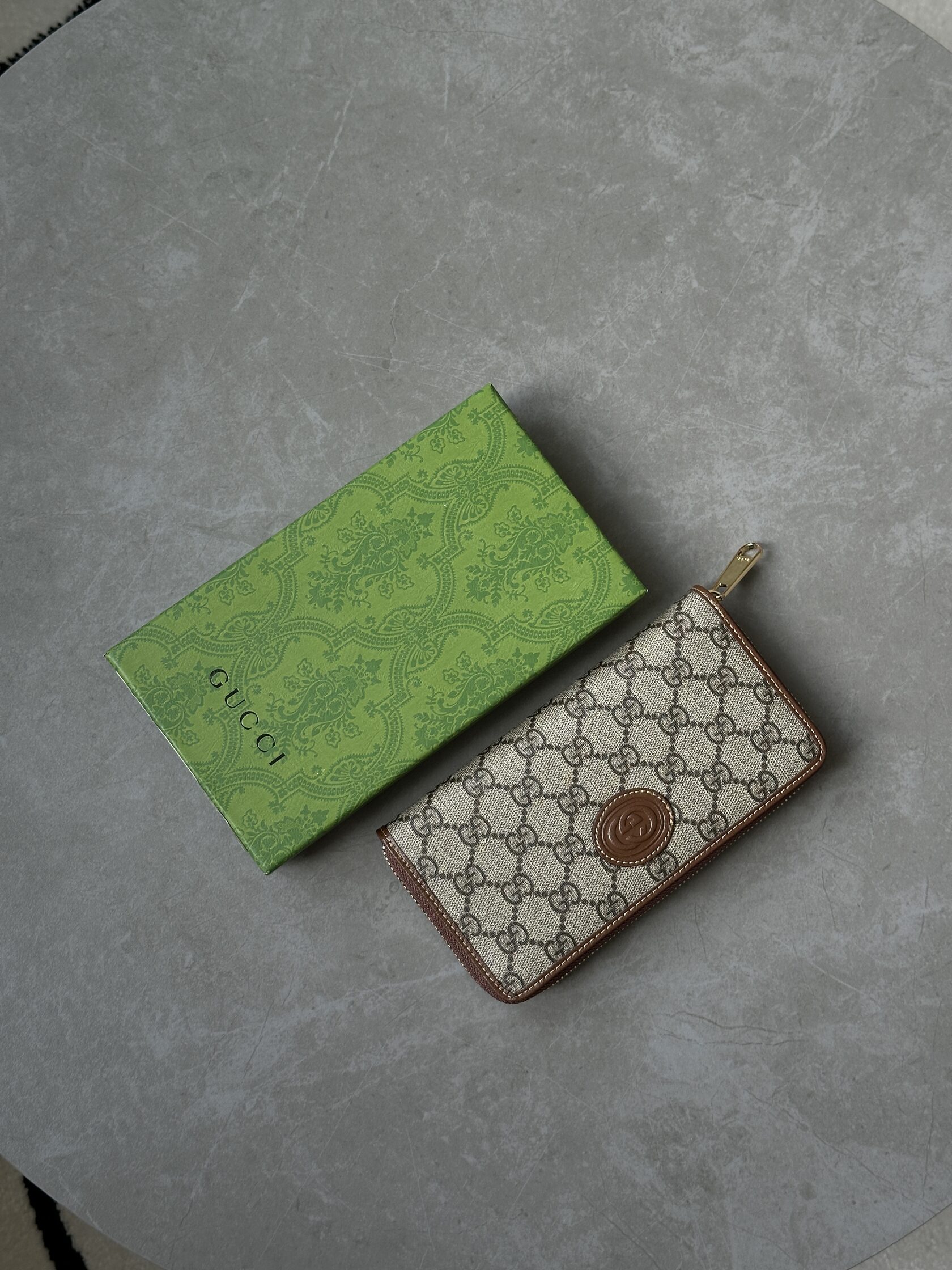 Gucci Ophidia GG Zip Around Wallet Brown - 6