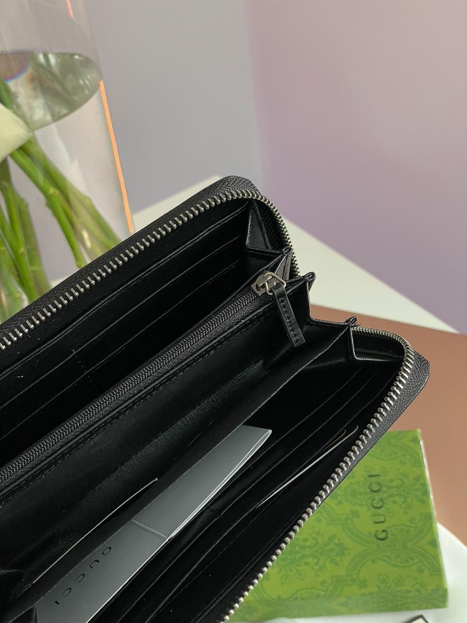 Gucci Ophidia GG Zip Around Wallet Grey - 14