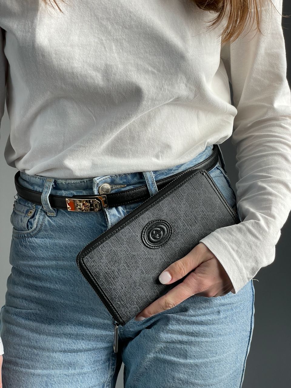 Gucci Ophidia GG Zip Around Wallet Grey - 4