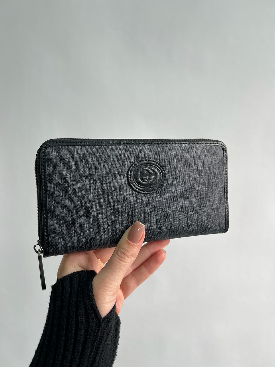 Gucci Ophidia GG Zip Around Wallet Grey - 5