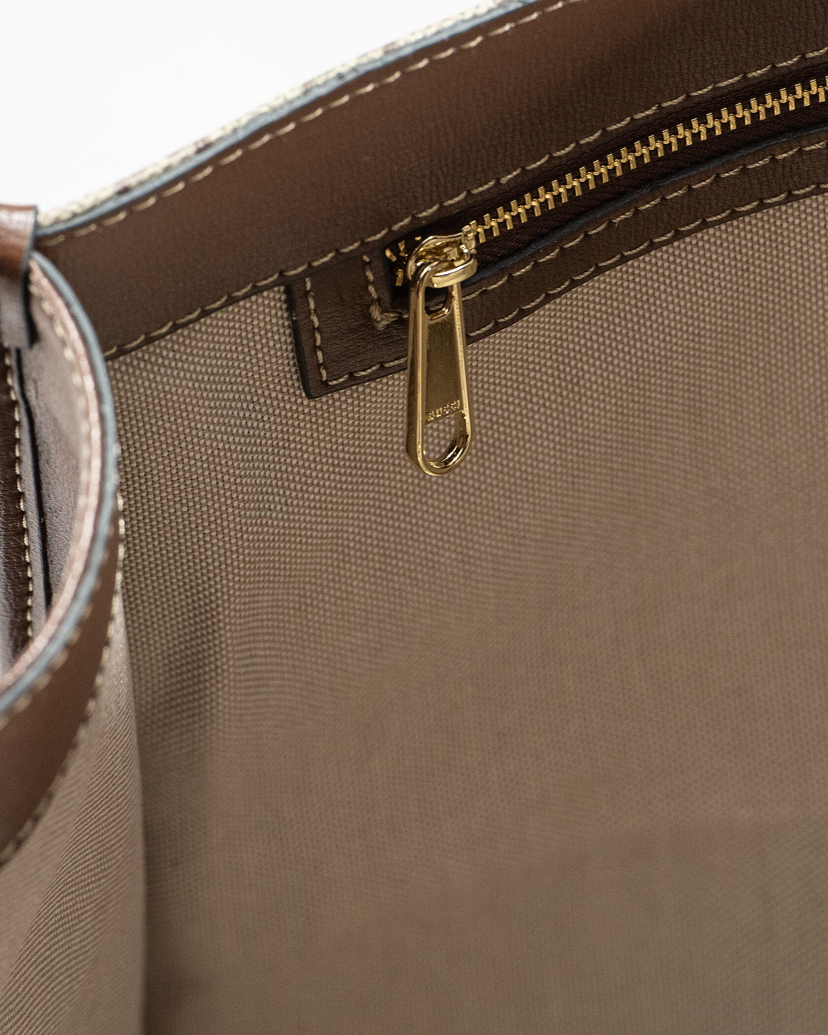 Gucci Ophidia Leather-Trimmed Monogrammed Coated-Canvas Tote Bag - 11