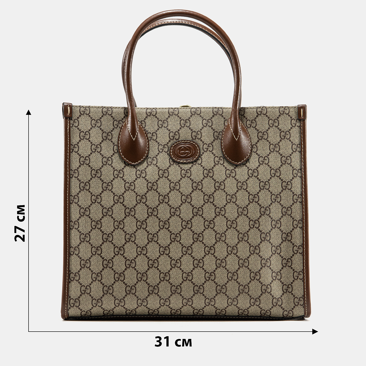 Gucci Ophidia Leather-Trimmed Monogrammed Coated-Canvas Tote Bag - 3
