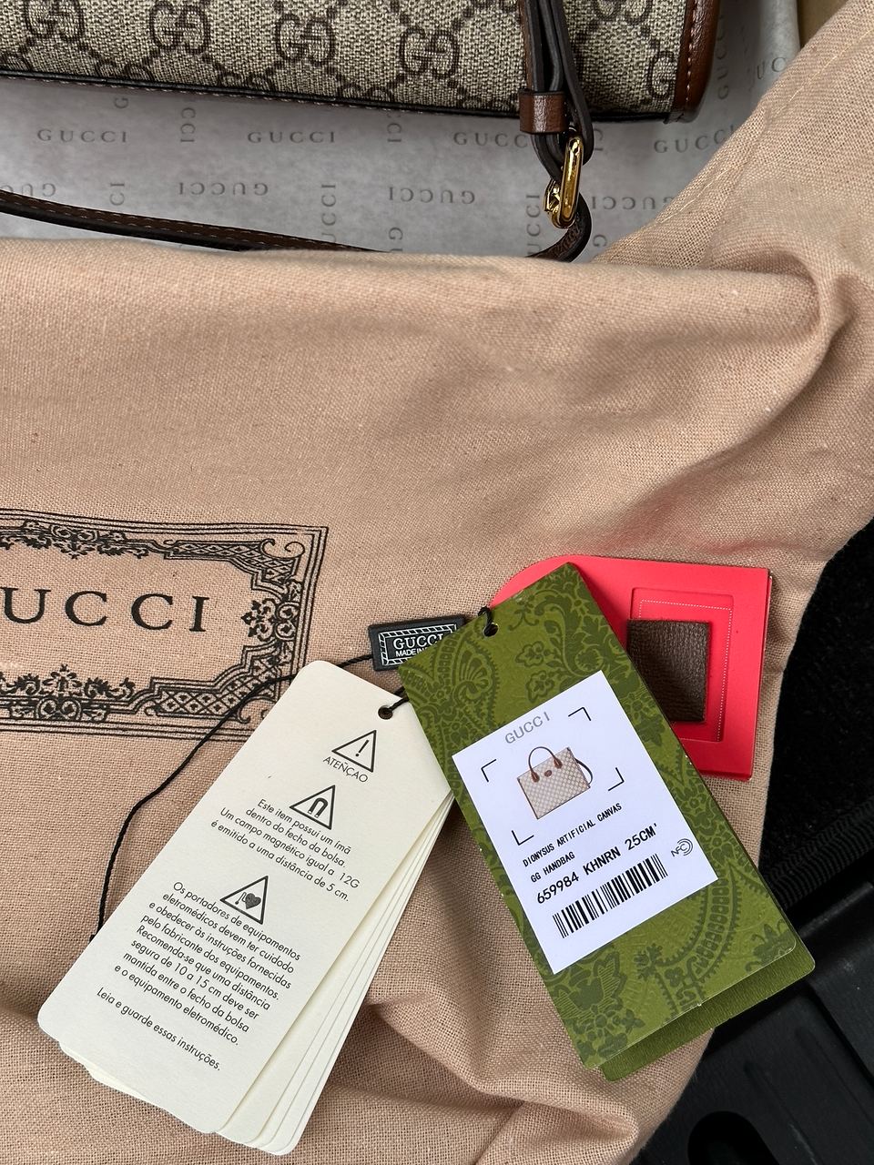 Gucci Ophidia Leather-Trimmed Monogrammed Coated-Canvas Tote Bag - 32