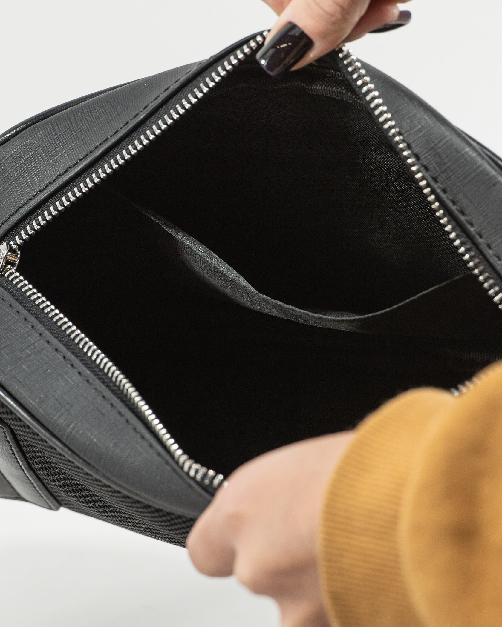 Gucci Small Belt Bag in Black GG Supreme Canvas with Patches - 12