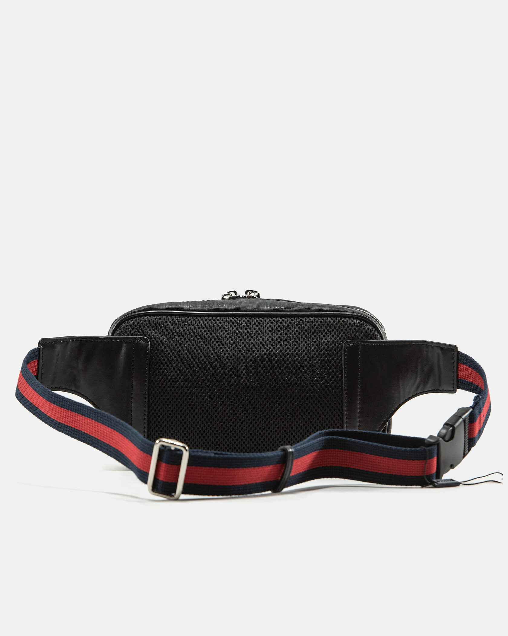 Gucci Small Belt Bag in Black GG Supreme Canvas with Patches - 8