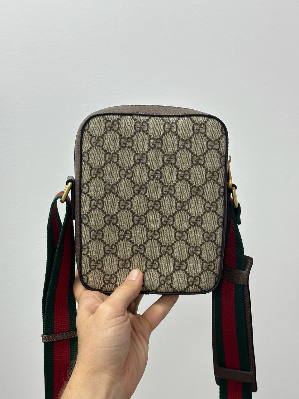 Gucci Small 'Ophidia' Shoulder Bag Brown - 6