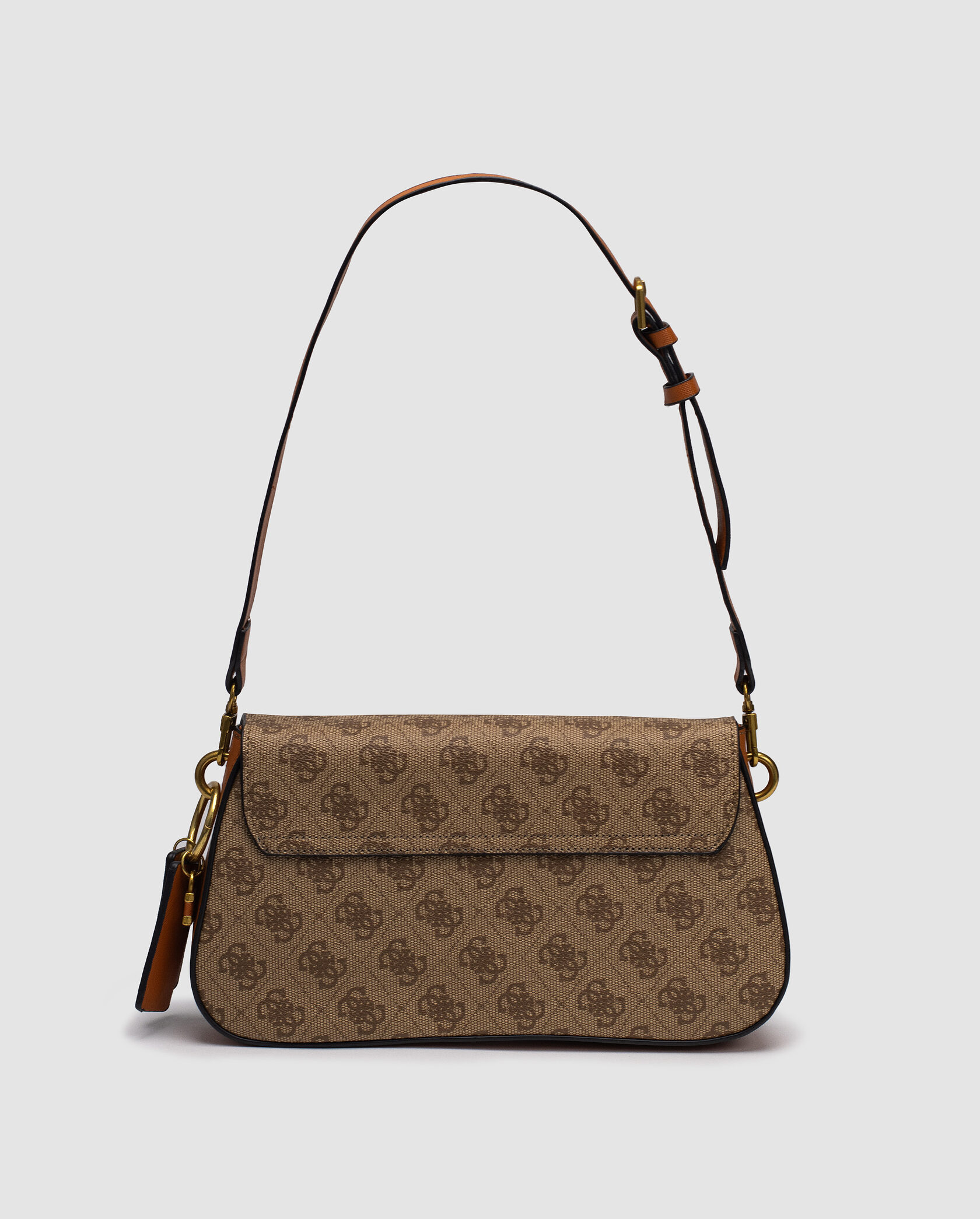 Guess Cordelia Shoulder Bag Gold Canvas Gold - 3